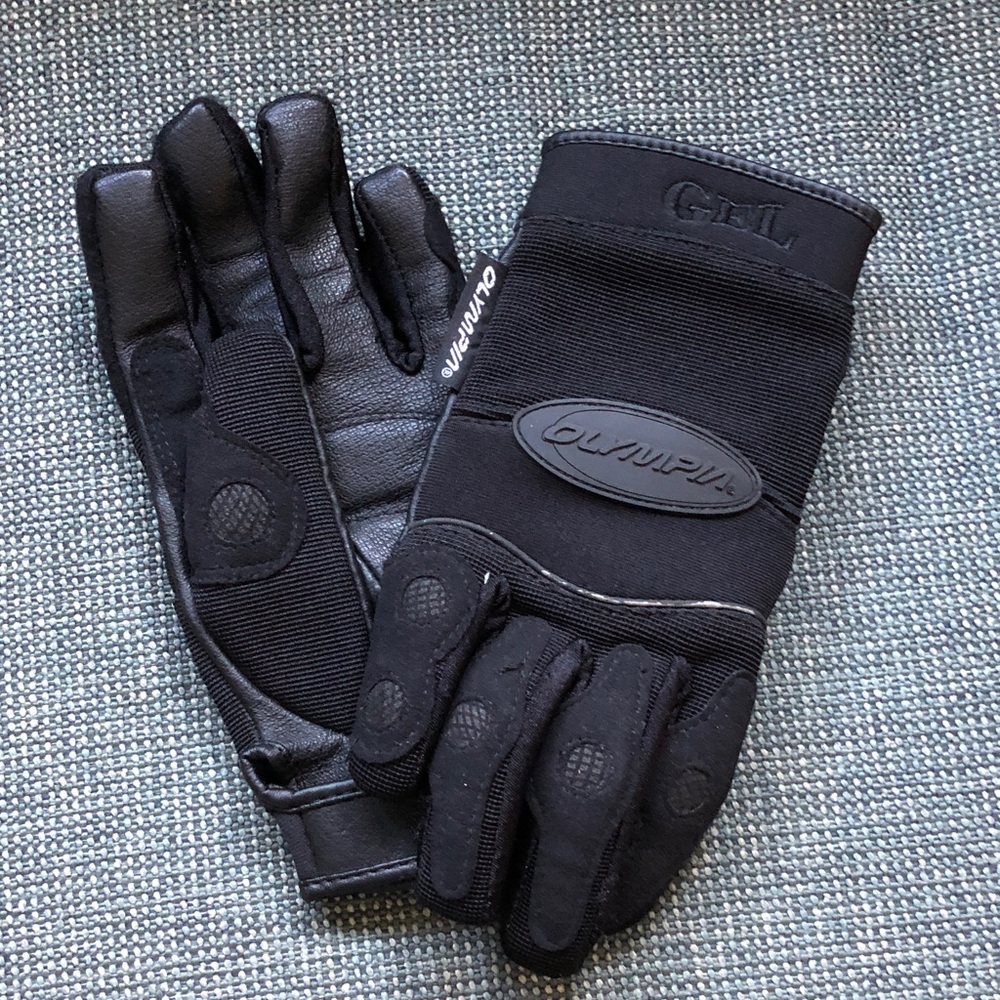 Black Motorcycle Gloves